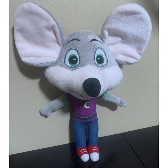 Chuck E Cheese Pizza Mouse 11" Plush Stuffed Animal Toy Chuck E Doll - Picture 1 of 4